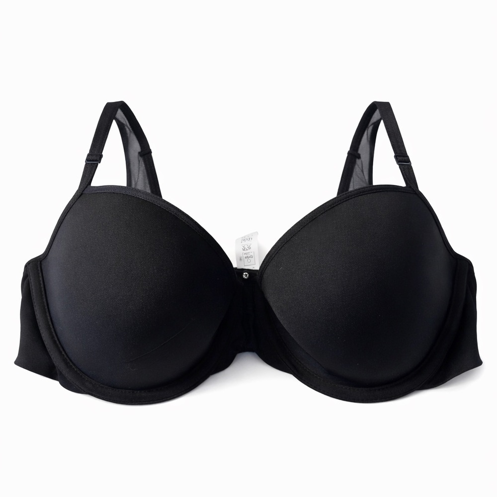 Wonderbra Black Push Up Bra 38C 85C Underwire T-Shirt Bra
